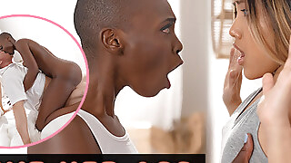 anal DEVIANTE - Asian Thai babe and stunning black African beauty get into a anal threesome with squirt orgasm asian big ass