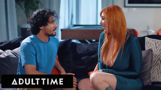 big ass ADULT TIME - Nervous Teen Doesn't Pull Out Of His MILF Therapist Lauren Phillips During Sensual Fuck creampie big tits