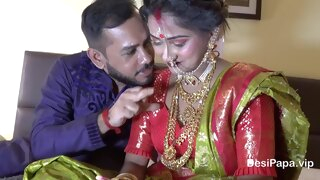 cumshot Newly Married Indian Girl Sudipa Hardcore Honeymoon First night sex and creampie - Hindi Audio handjob hd
