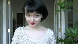 hd Matilda Bow in Interview Movie - AtkHairy brunette solo female